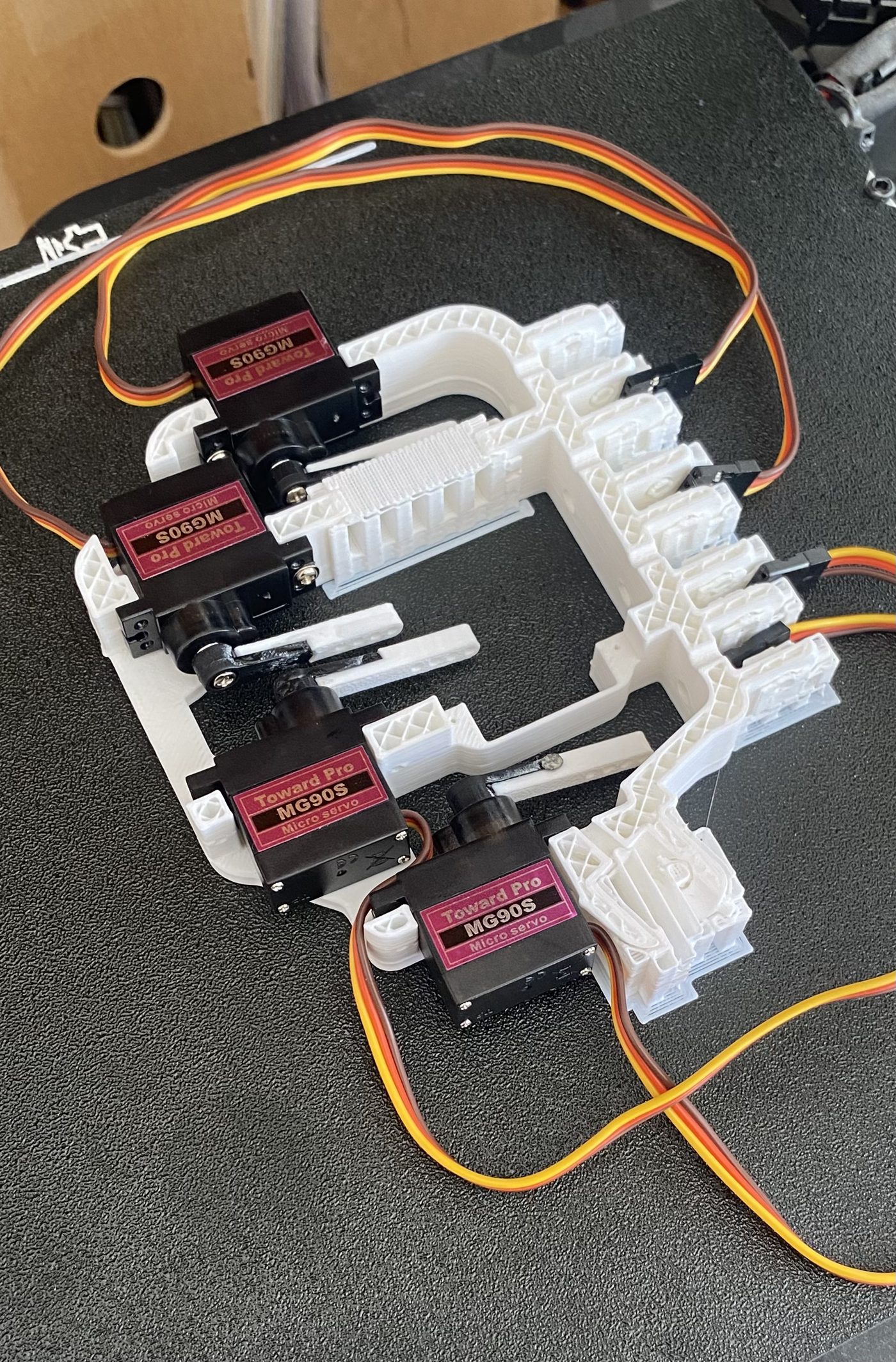 Servo and tendon mechanism